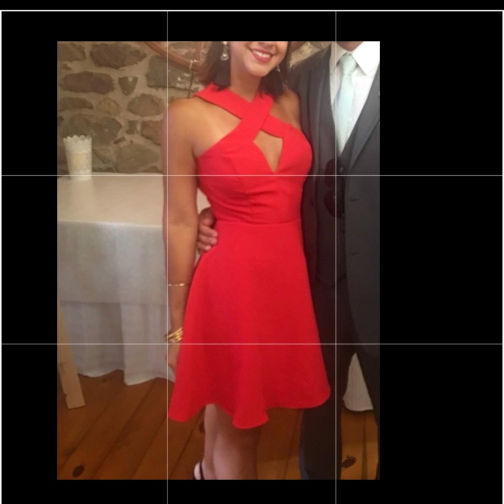 Lulus red dress size S